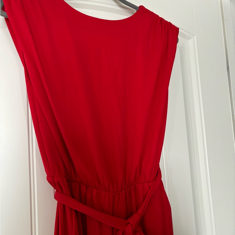 Express Red Jumpsuit - Picture 4 of 7